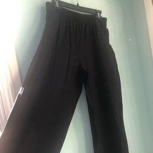 H&M Black Wide Cut Pants Size 10